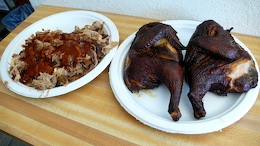 Pulled Pork and BBQ Chicken