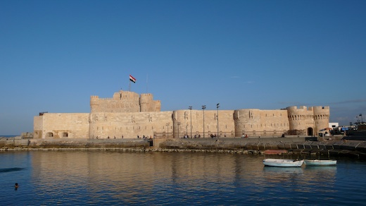 The Qaitbay Citadel In Alexandria